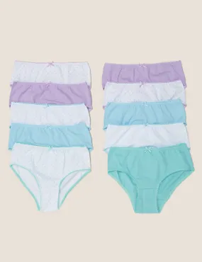 10pk Pure Cotton Knickers