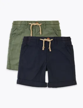 2 Pack Pure Cotton Shorts