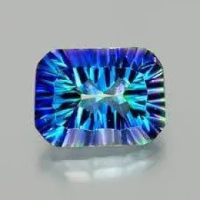 3x5MM OCTAGON  BLUE MYSTIC TOPAZ   LOOSE GEMSTONE