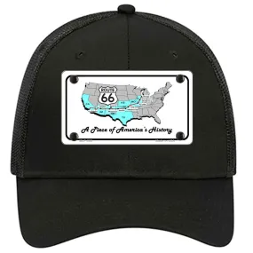 A Piece Of History Novelty Black Mesh License Plate Hat