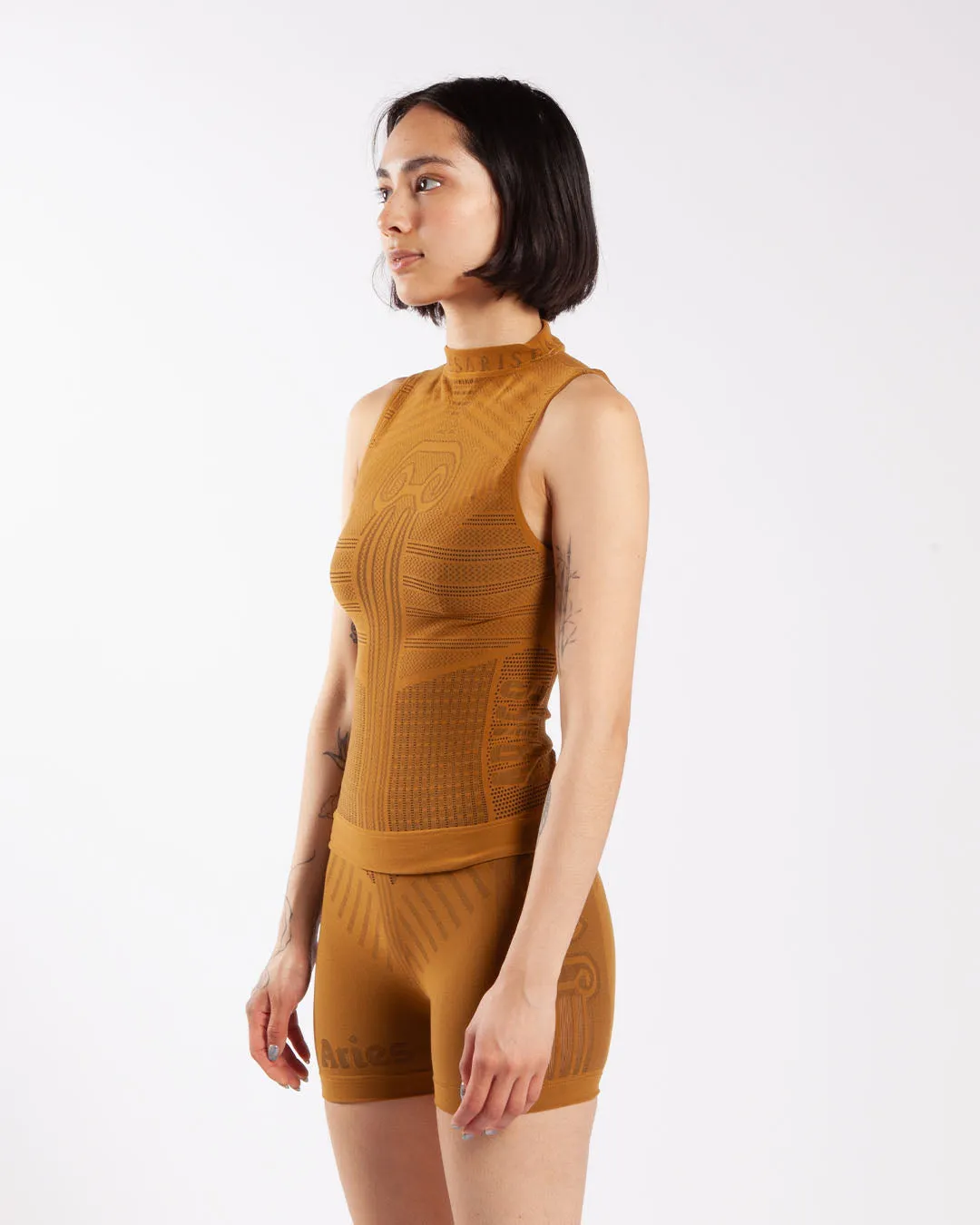 Aries Base Layer Vest Gold/Black