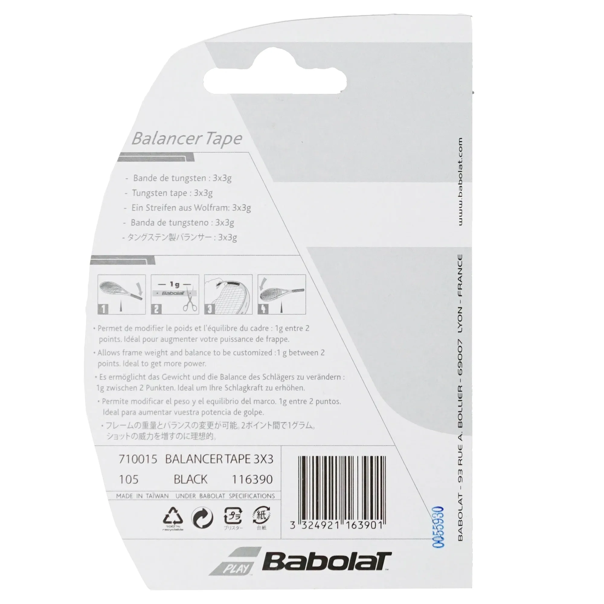 Babolat Balancer Tungsten Tape