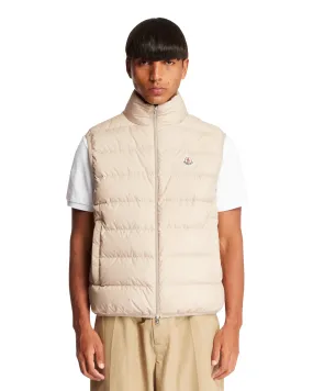 Beige Contrin Padded Vest