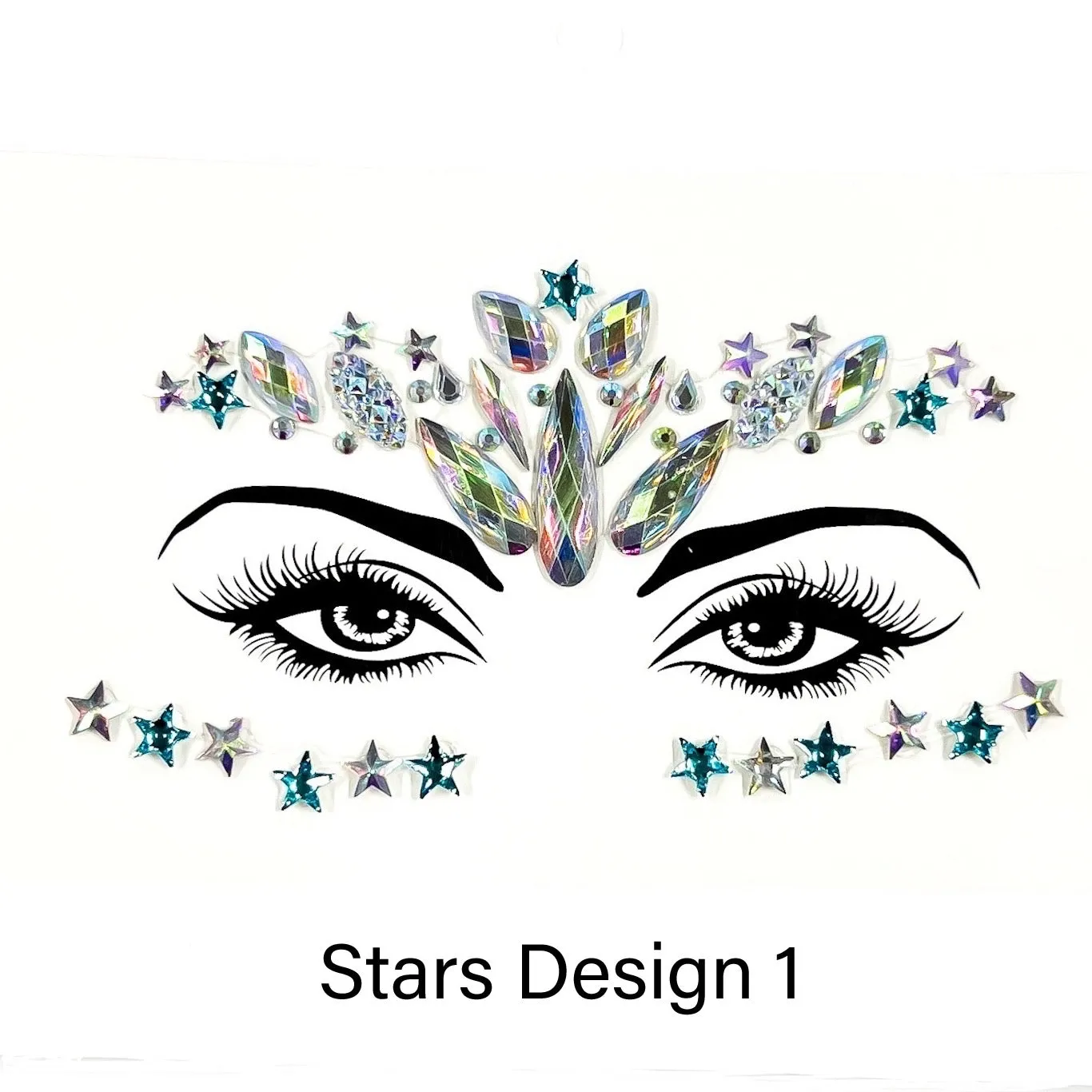 Butterflies and Stars Face Jewels - 5 Designs!