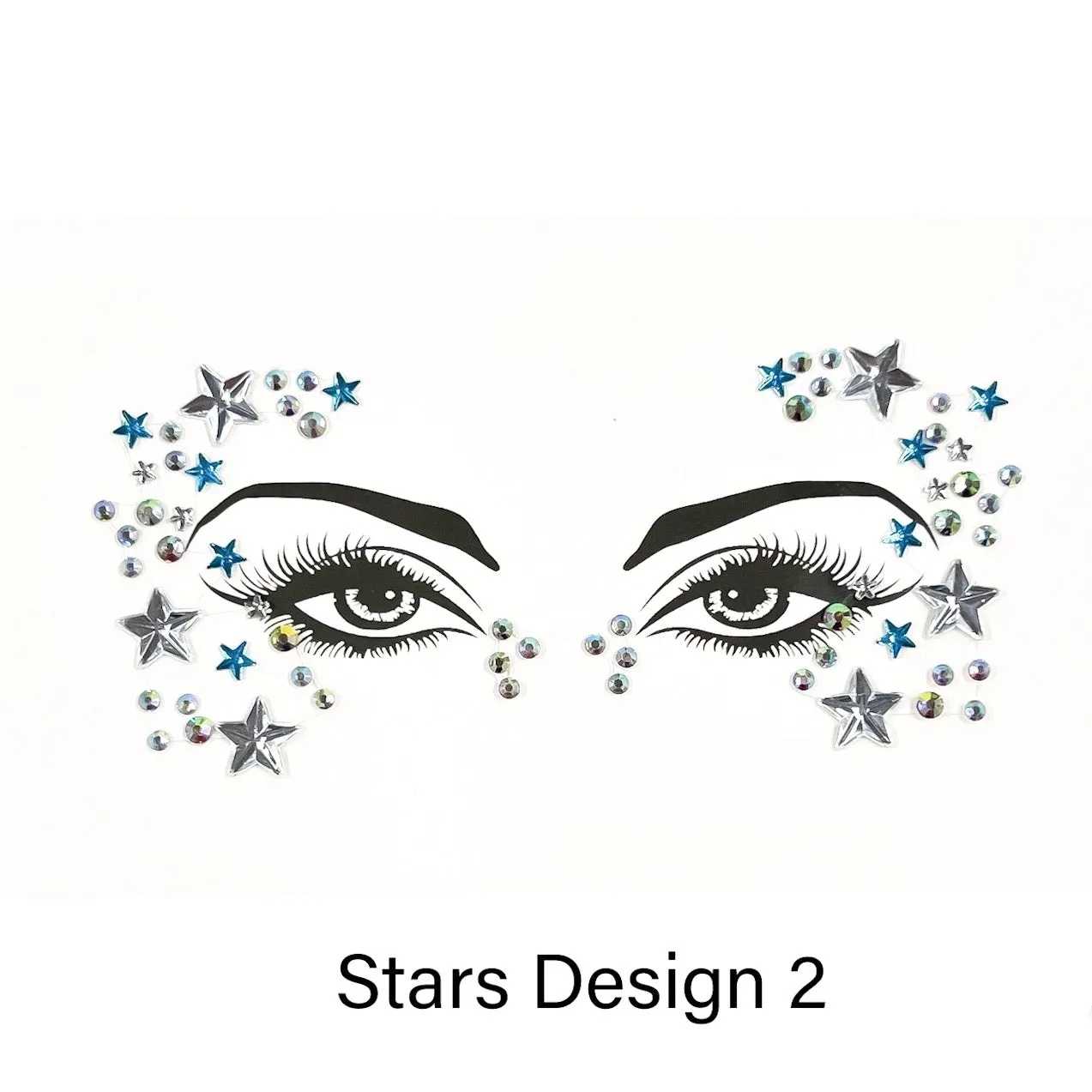 Butterflies and Stars Face Jewels - 5 Designs!