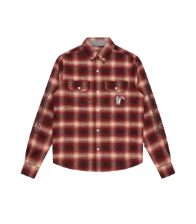 CHECK L/S SHIRT - RED