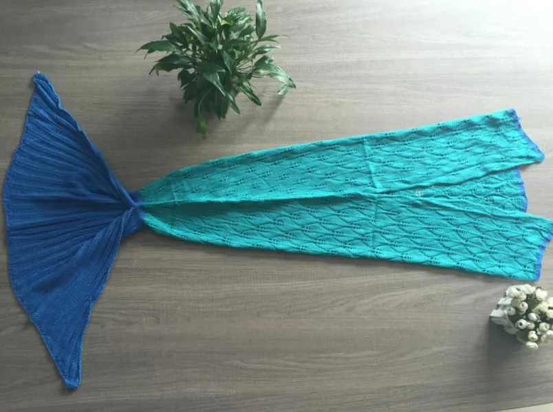 Child Mermaid Tail Blanket