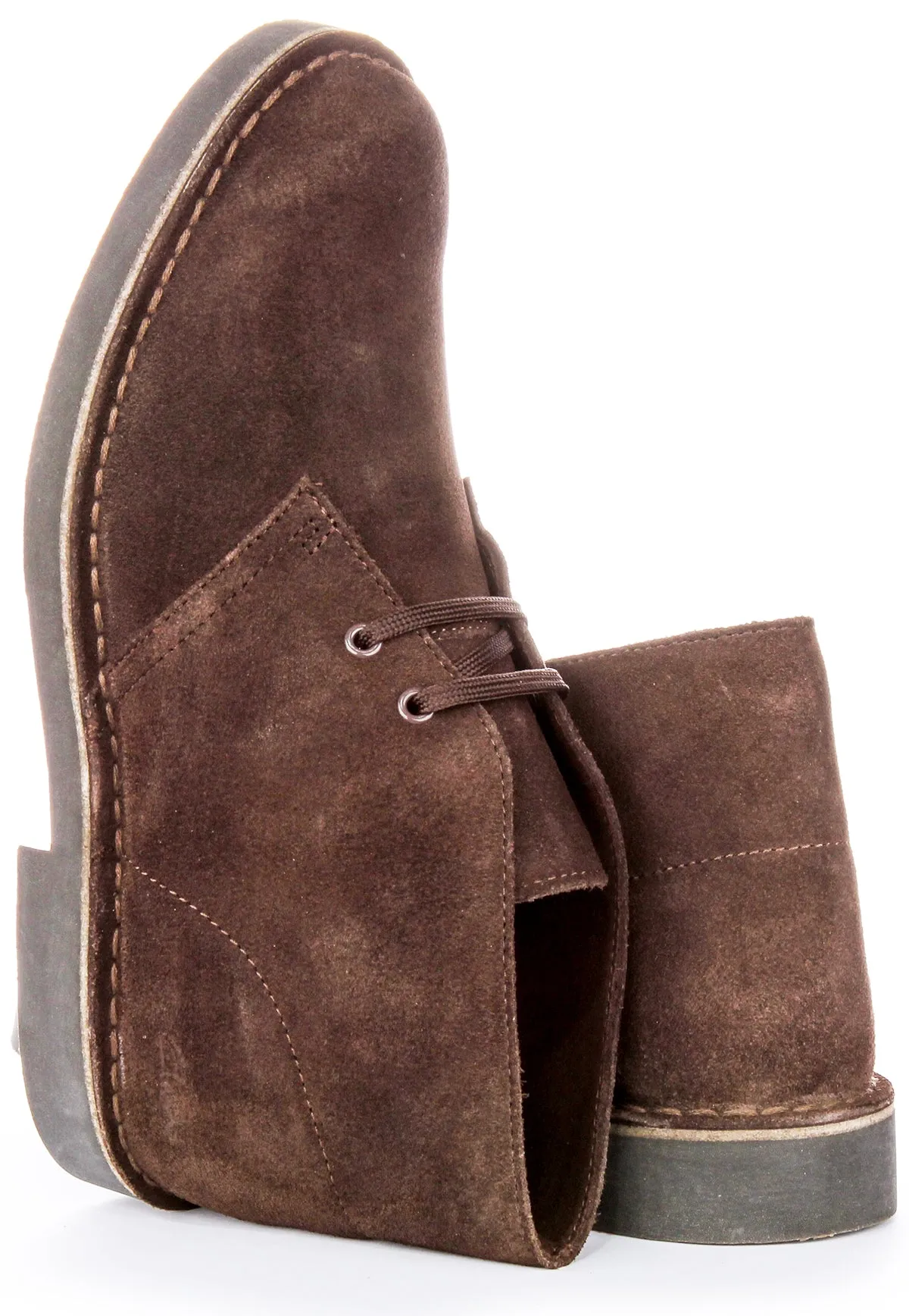 Clarks Desert Boot Evo In Dark Brown For Men