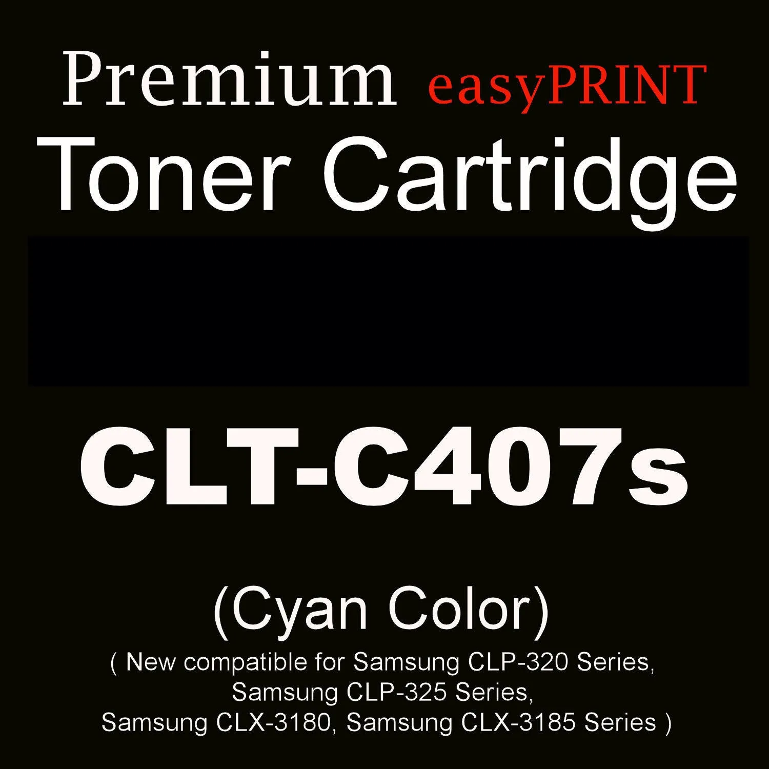 CLT-407S (BK/C/M/Y) 4 Colors New Compatible Premium Quality Toner Cartridge Combo Set