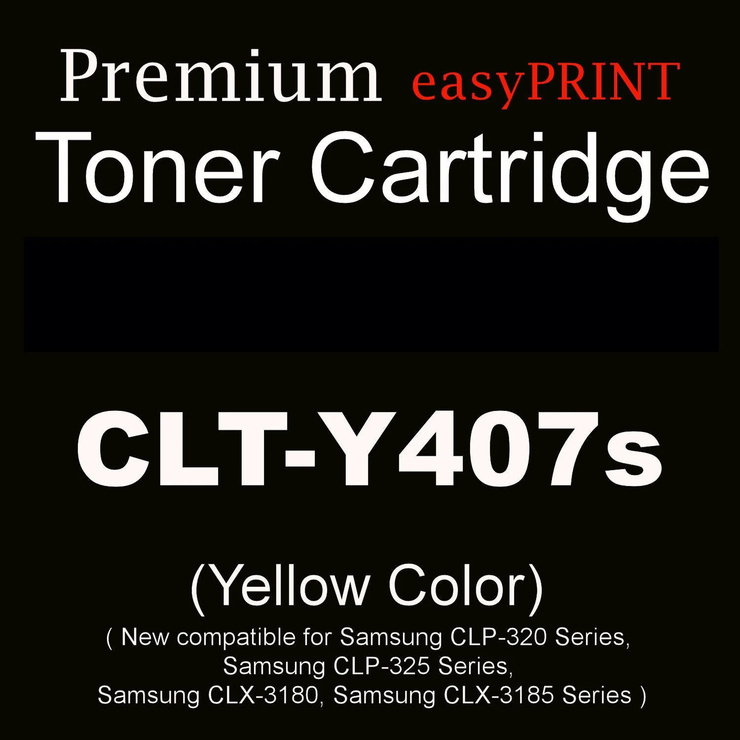 CLT-407S (BK/C/M/Y) 4 Colors New Compatible Premium Quality Toner Cartridge Combo Set