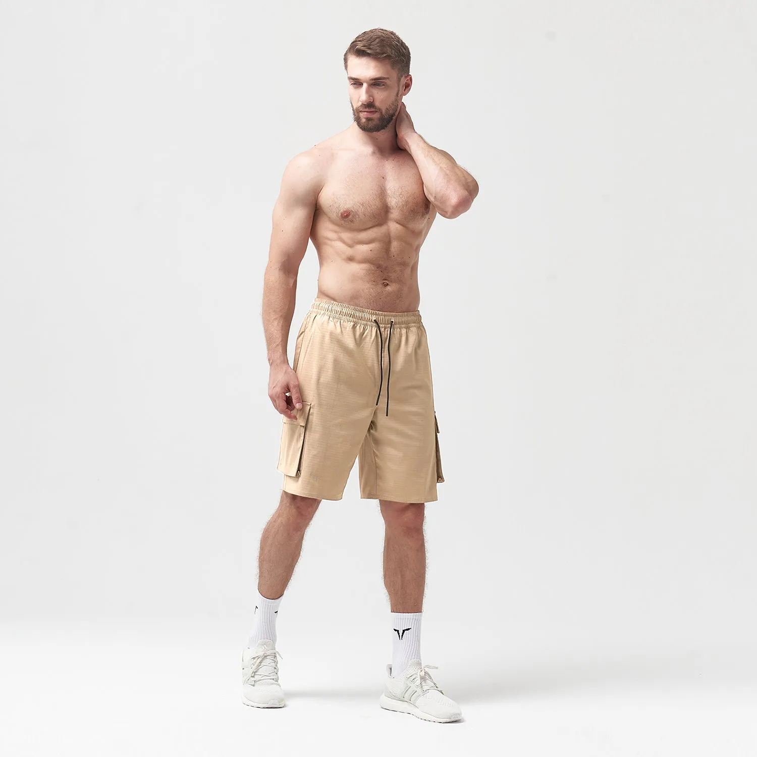 Code 2-in-1 Knee-length Cargo Shorts - Cobblestone