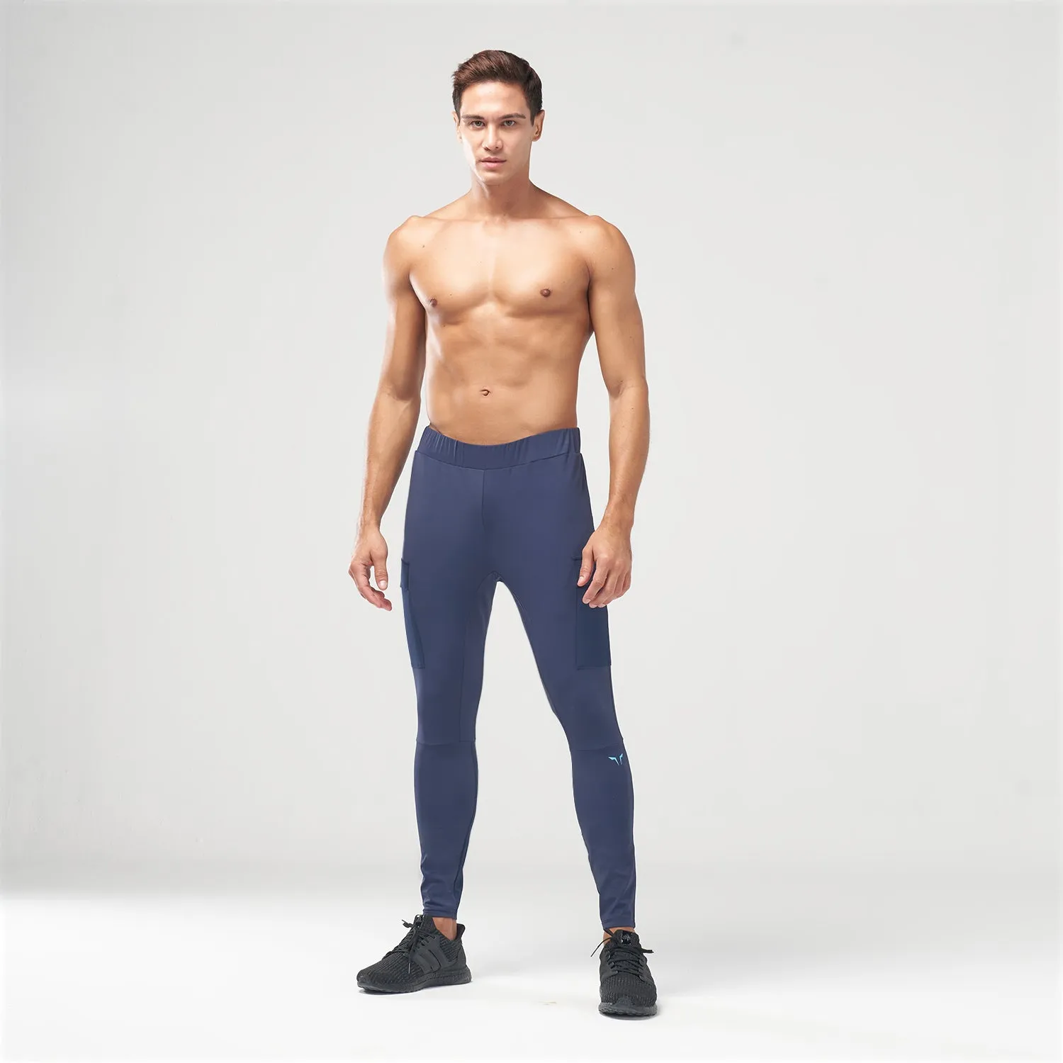 Code Cargo Running Tights - Blue Iris