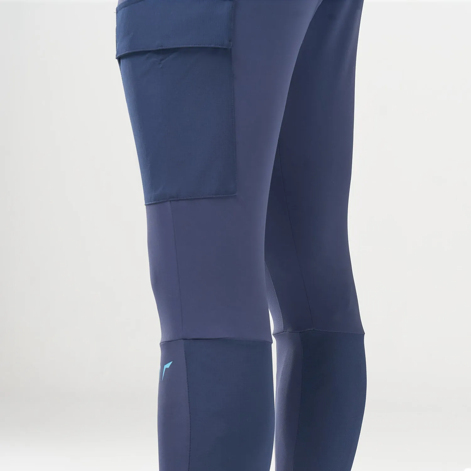 Code Cargo Running Tights - Blue Iris