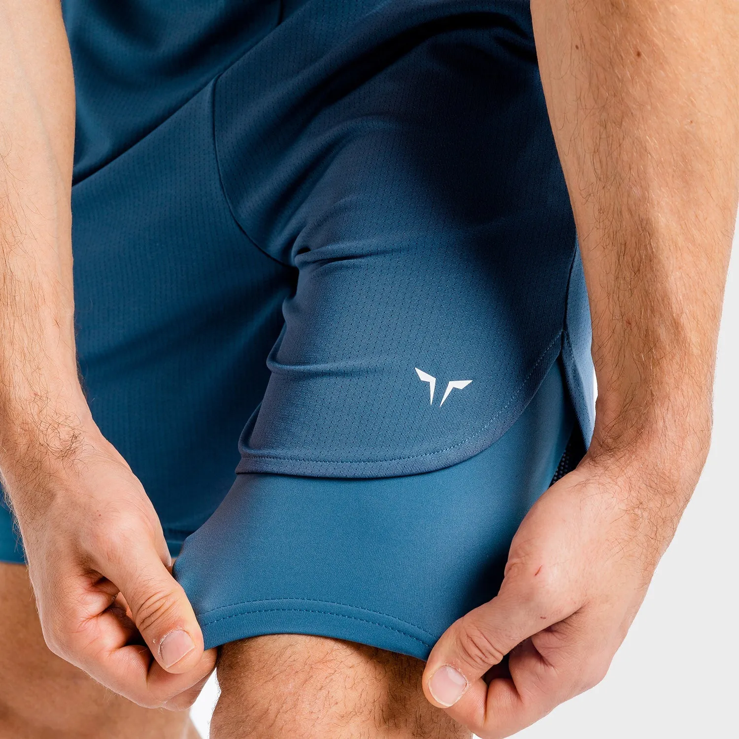 Core Mesh 2-in-1 Shorts - Slate