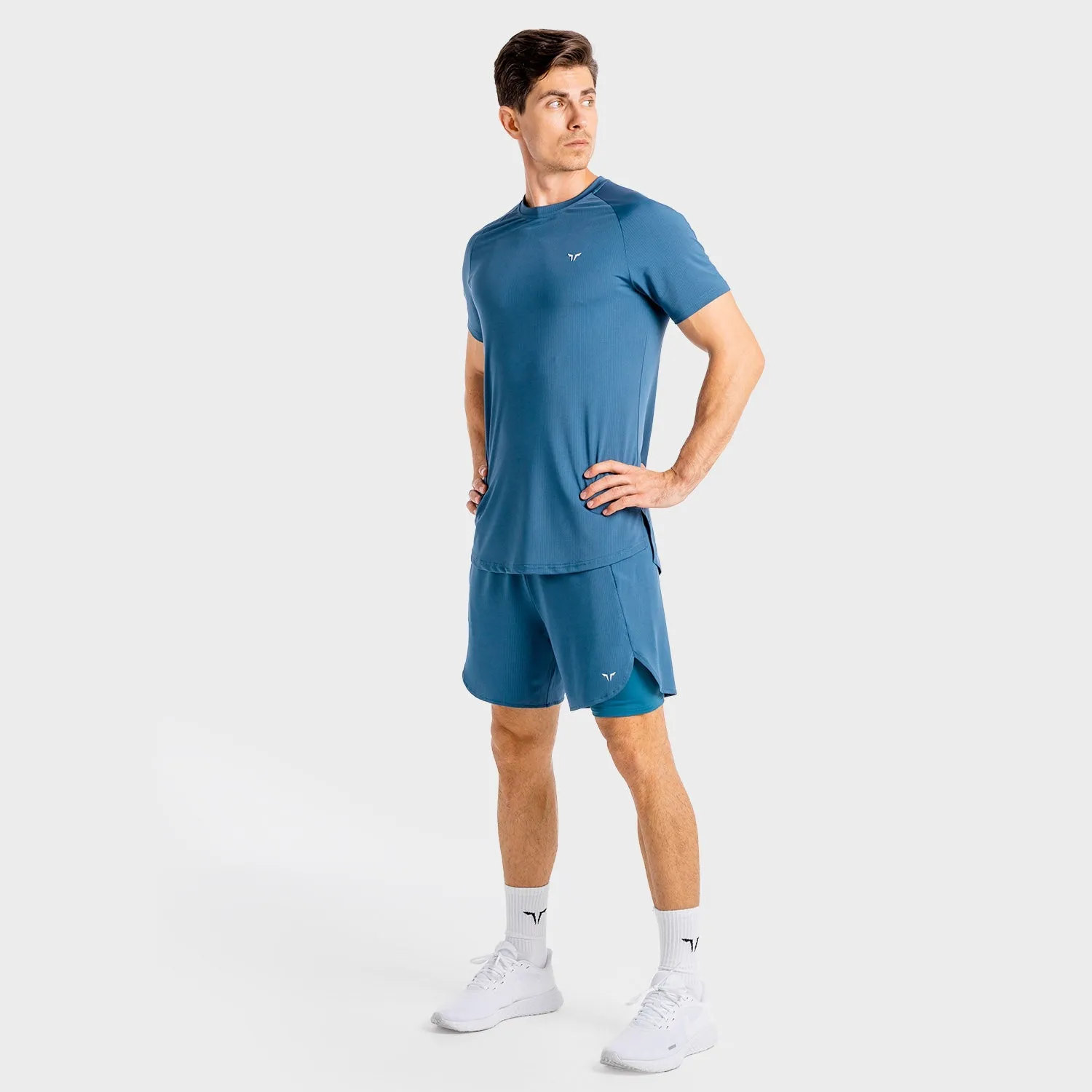 Core Mesh 2-in-1 Shorts - Slate