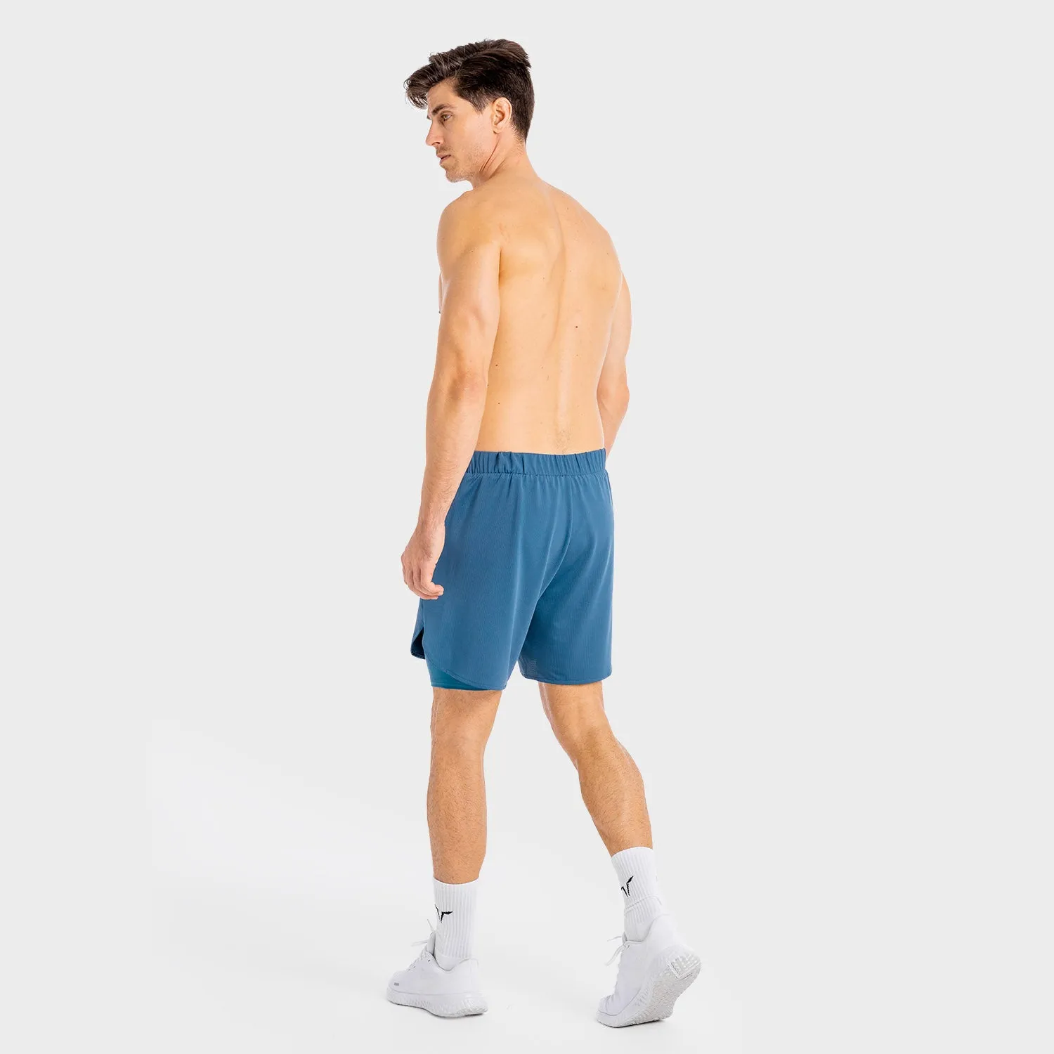 Core Mesh 2-in-1 Shorts - Slate