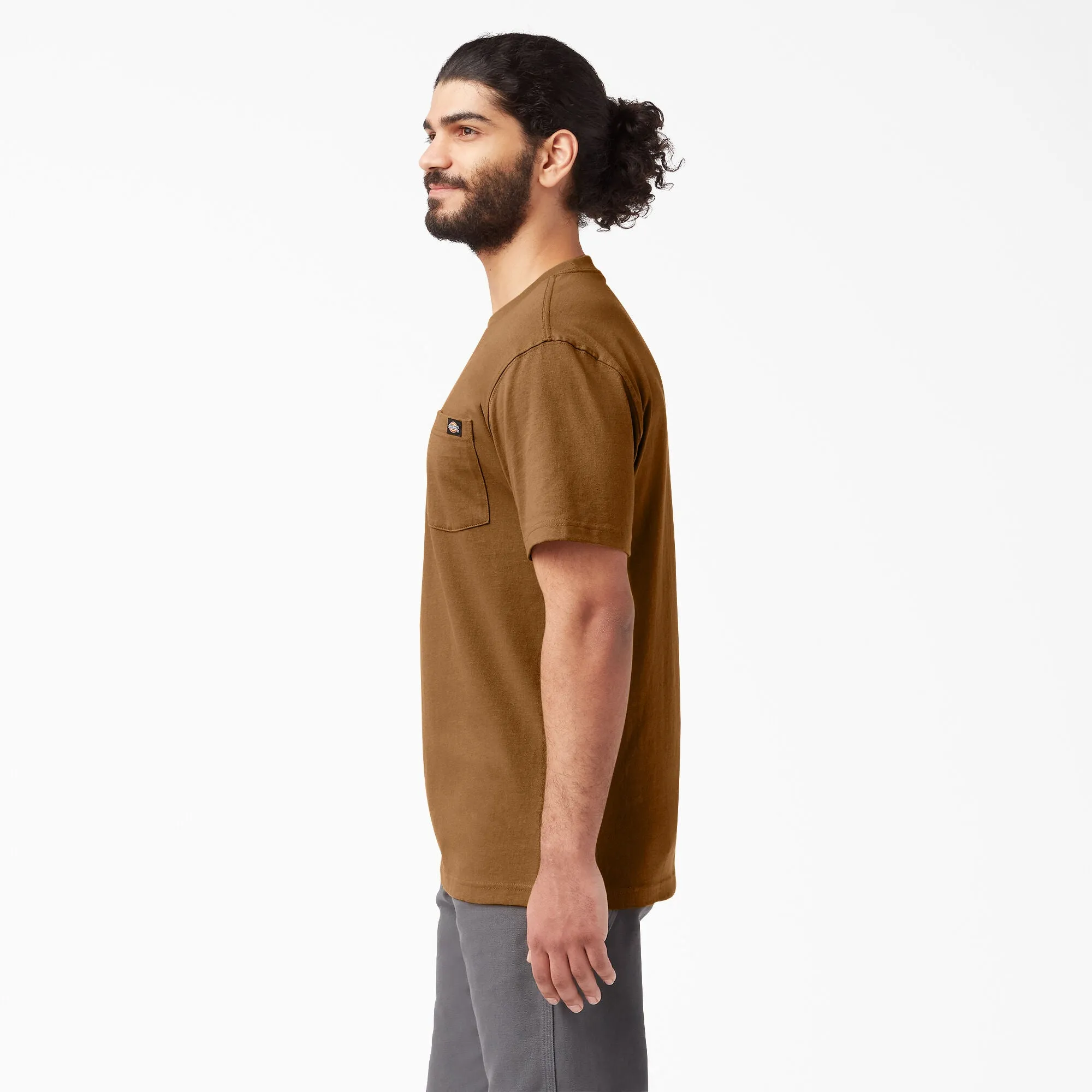 Dickies - Heavyweight Short Sleeve Pocket T-shirt - Brown Duck