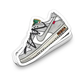 Dunk Low "Off-White Lot 20" Sneaker Sticker