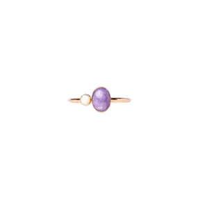 Duo Charoite Ring