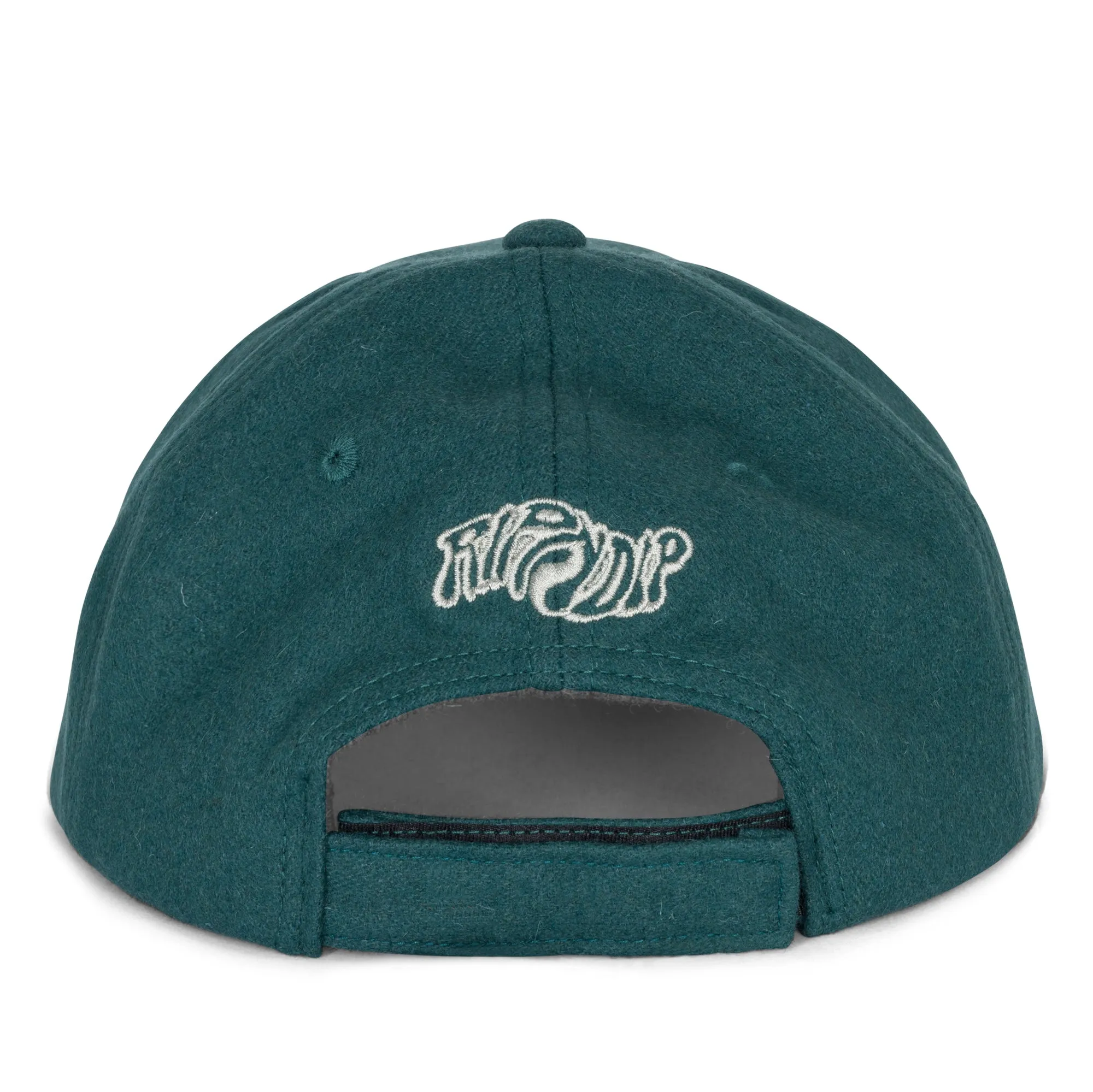 Euphoria Wool Velcro 6 Panel Hat (Alpine Green)