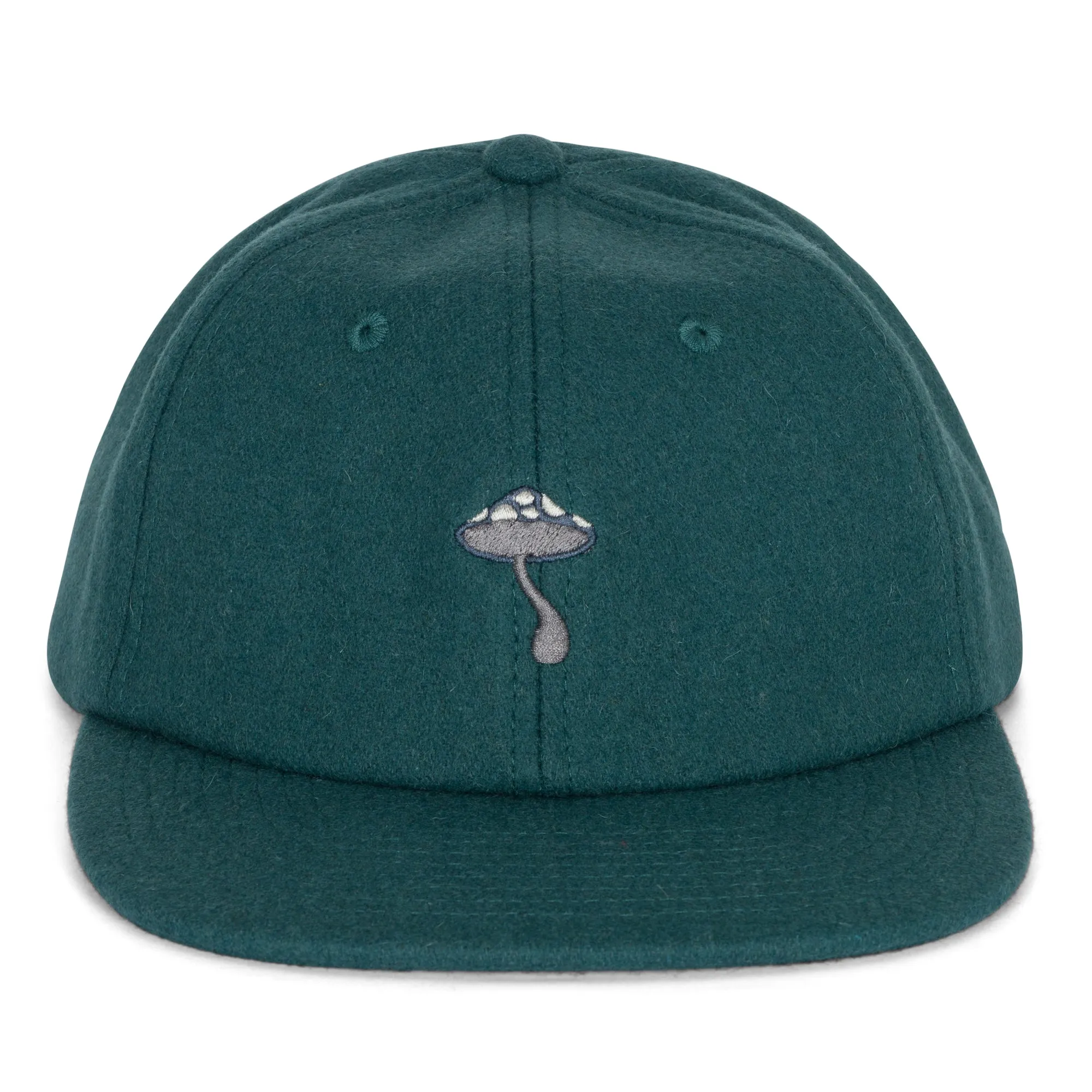 Euphoria Wool Velcro 6 Panel Hat (Alpine Green)