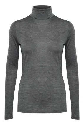 EW The Dgrey Melange Rollneck Top