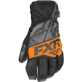 FXR Fuel Short Cuff Glove Black/Char/Orange