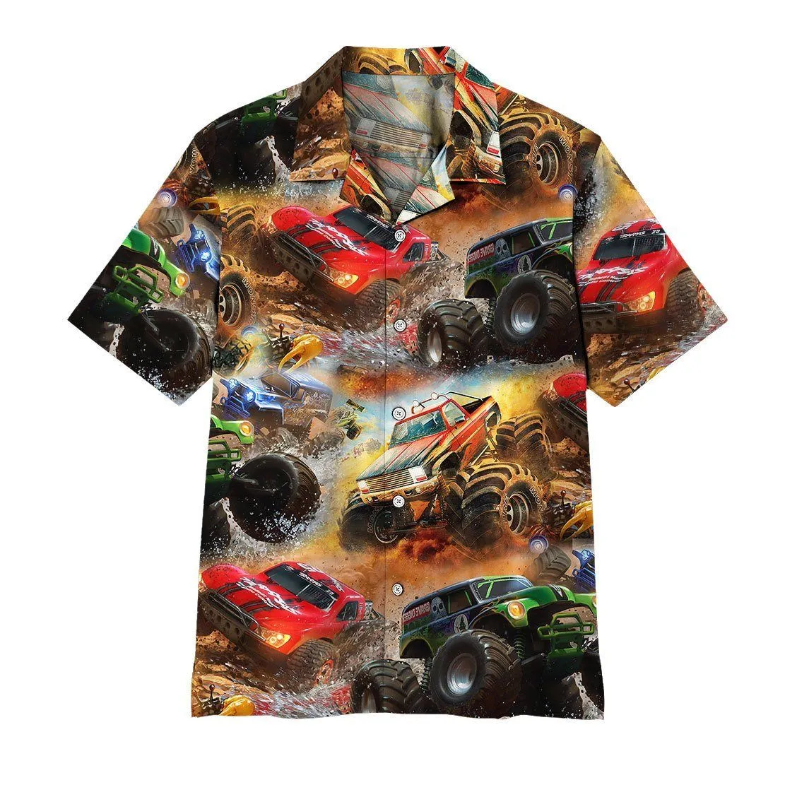 Gearhuman 3D Monster Truck Hawaii Shirt