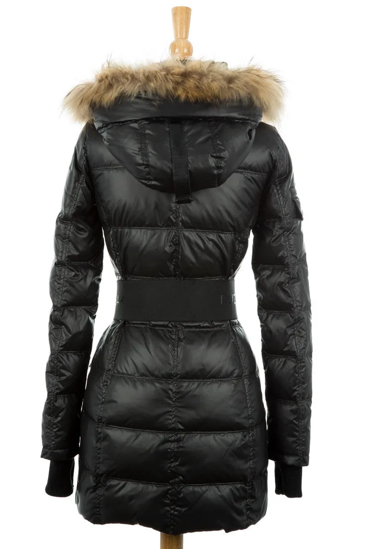 Gloria Puffer Coat With Fur Trim