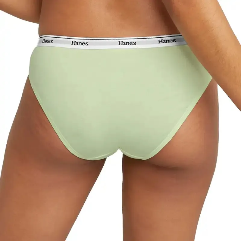 Hanes Originals Ladies Bikini 4 Pack Assorted