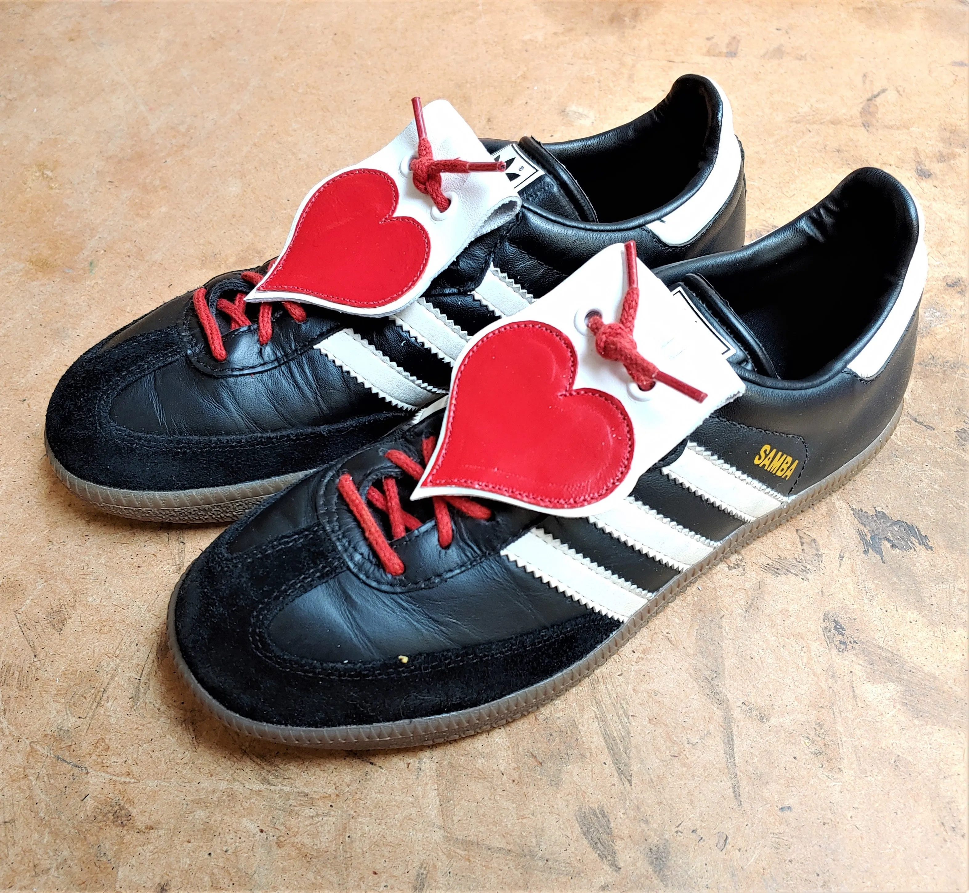 HEART Shoe Tongues - Small