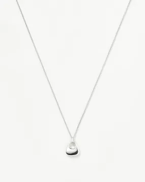 Hera Ridge Mini Pendant Necklace | Silver Plated