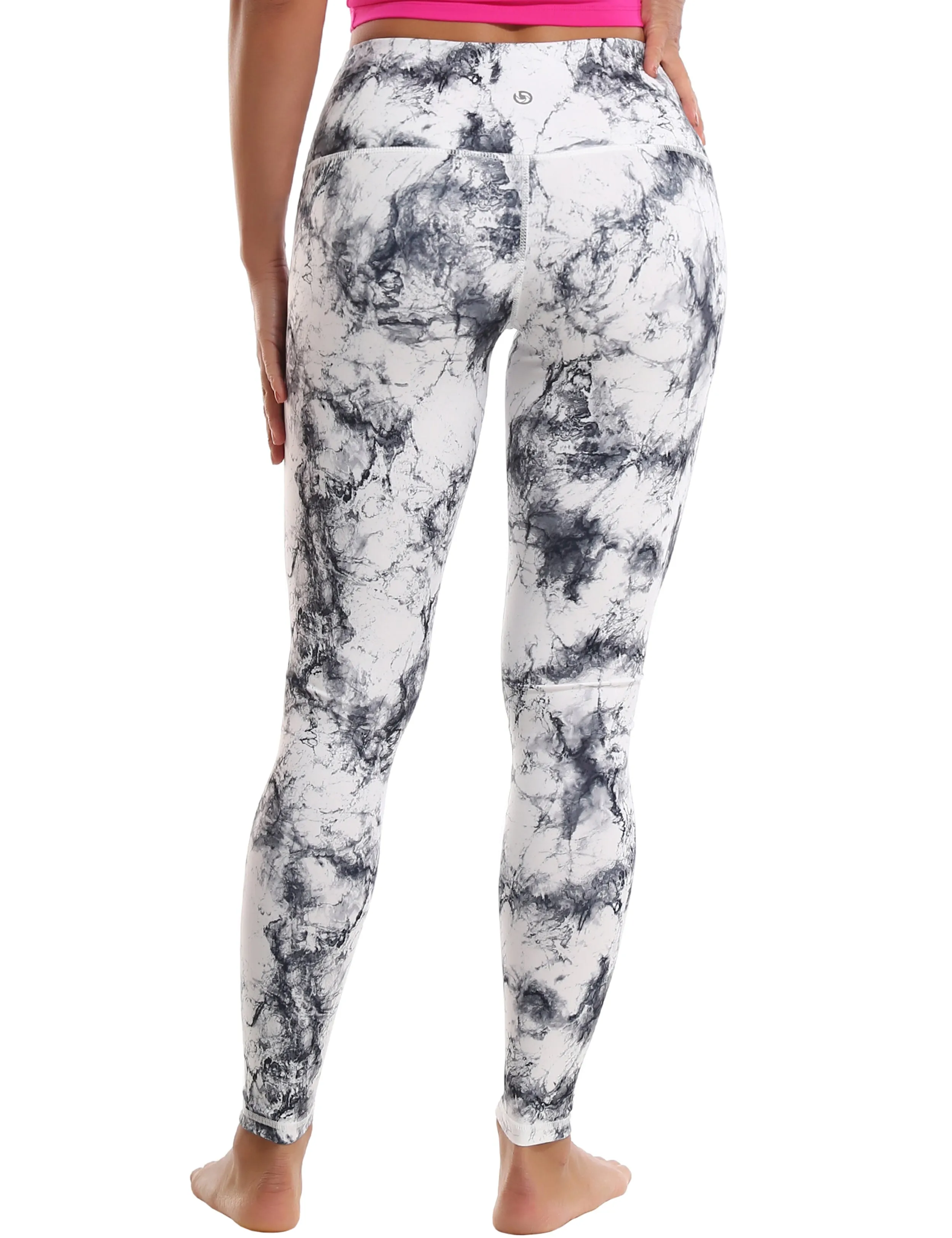 High Waist Yoga Pants arabescato