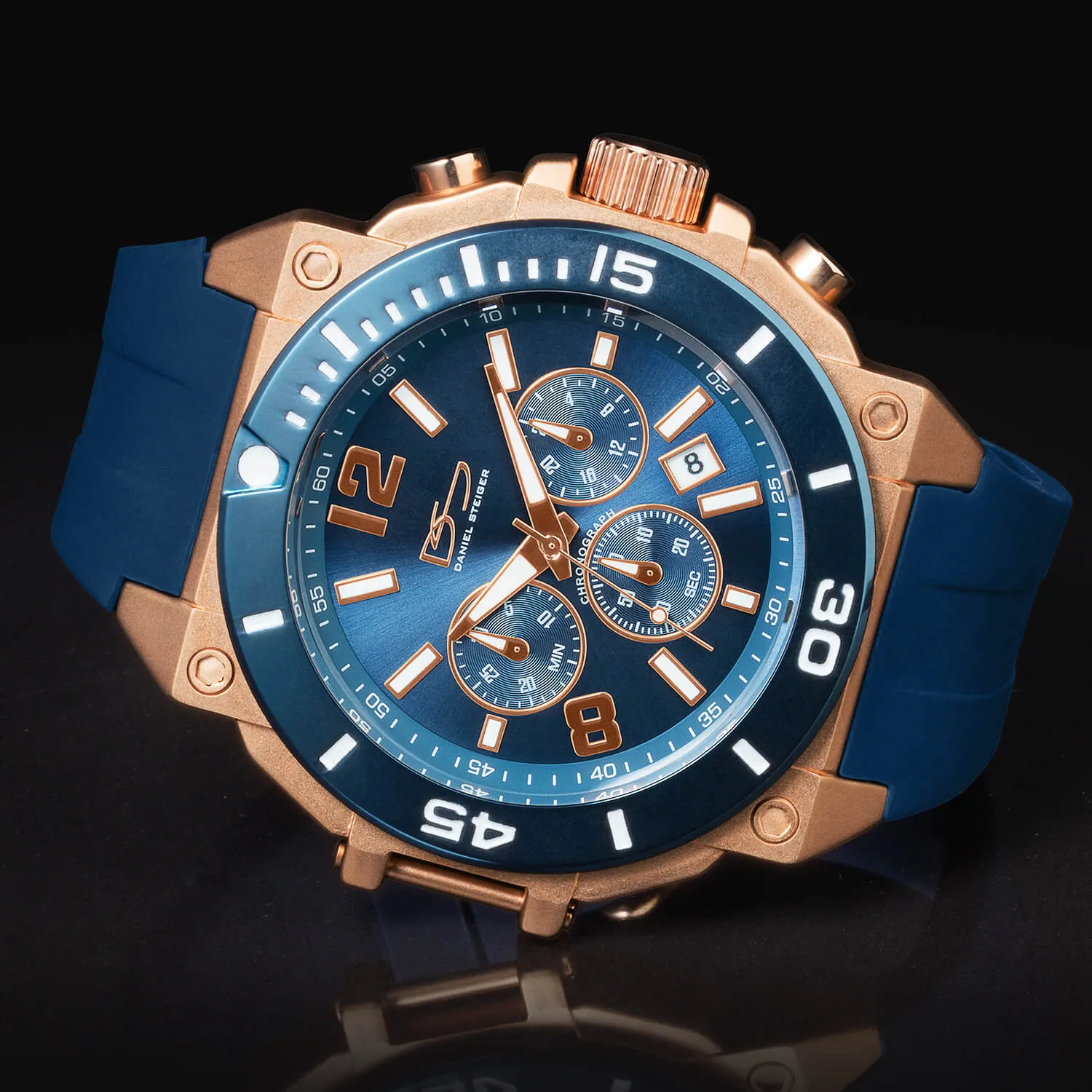 Illustrious Blue Chrono Watch