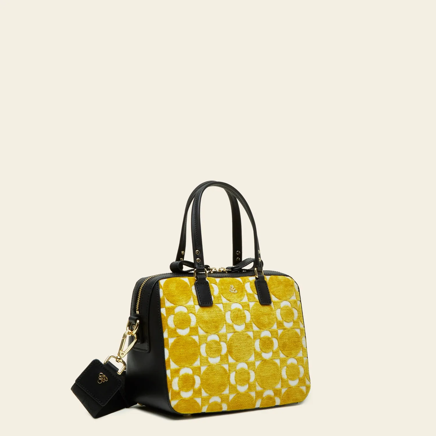 Iris Handbag - Retro Tile Dandelion