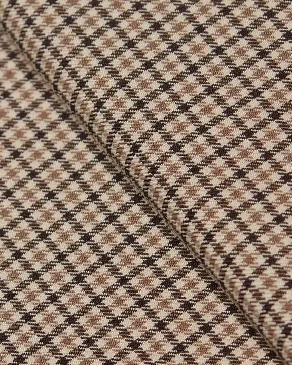 Japanese Windsor Blended Wool Dress Pants - Brown