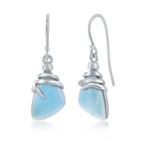 Larimar Twist Earrings