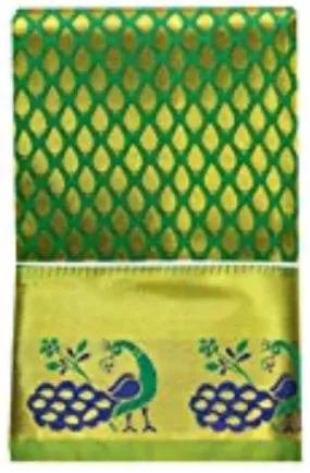 Leaf Green Kanchipuram Art Silk