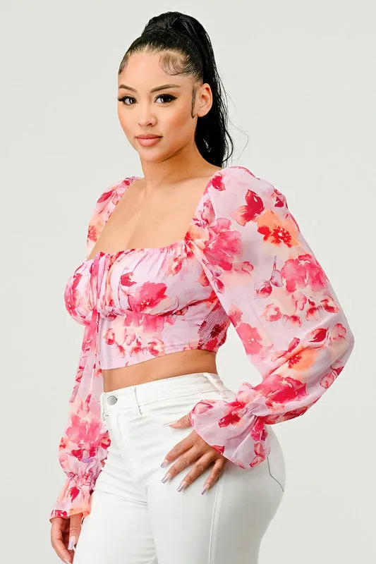 Maria floral Top