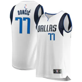 Mens Dallas Mavericks Luka Doncic Association Jersey White