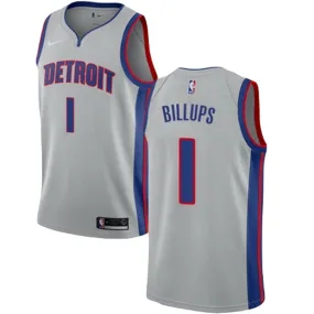 Men's Detroit Pistons Chauncey Billups Statement Edition Jersey - Silver