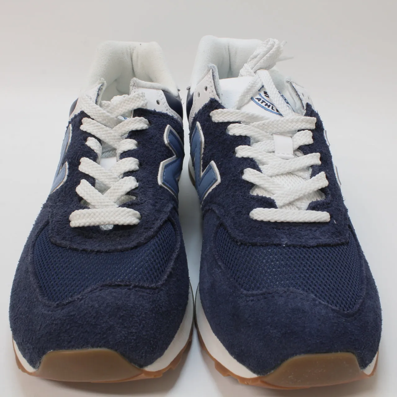 Mens New Balance 574 Dark Navy Blue White Uk Size 8