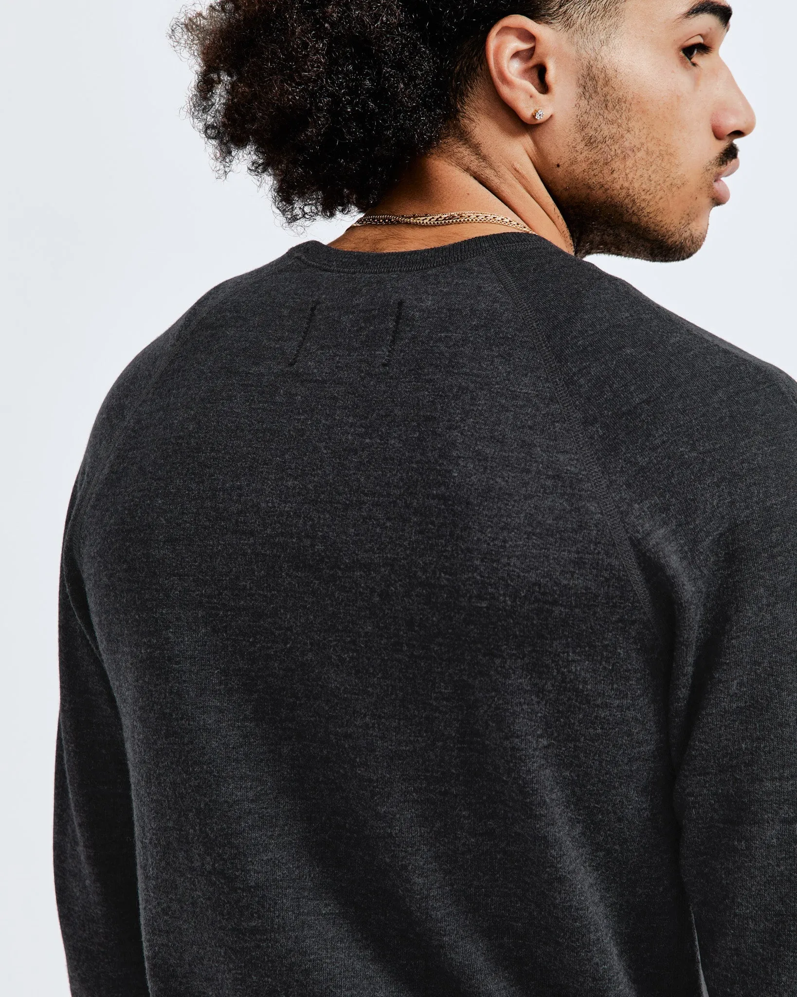 Merino Terry Crewneck