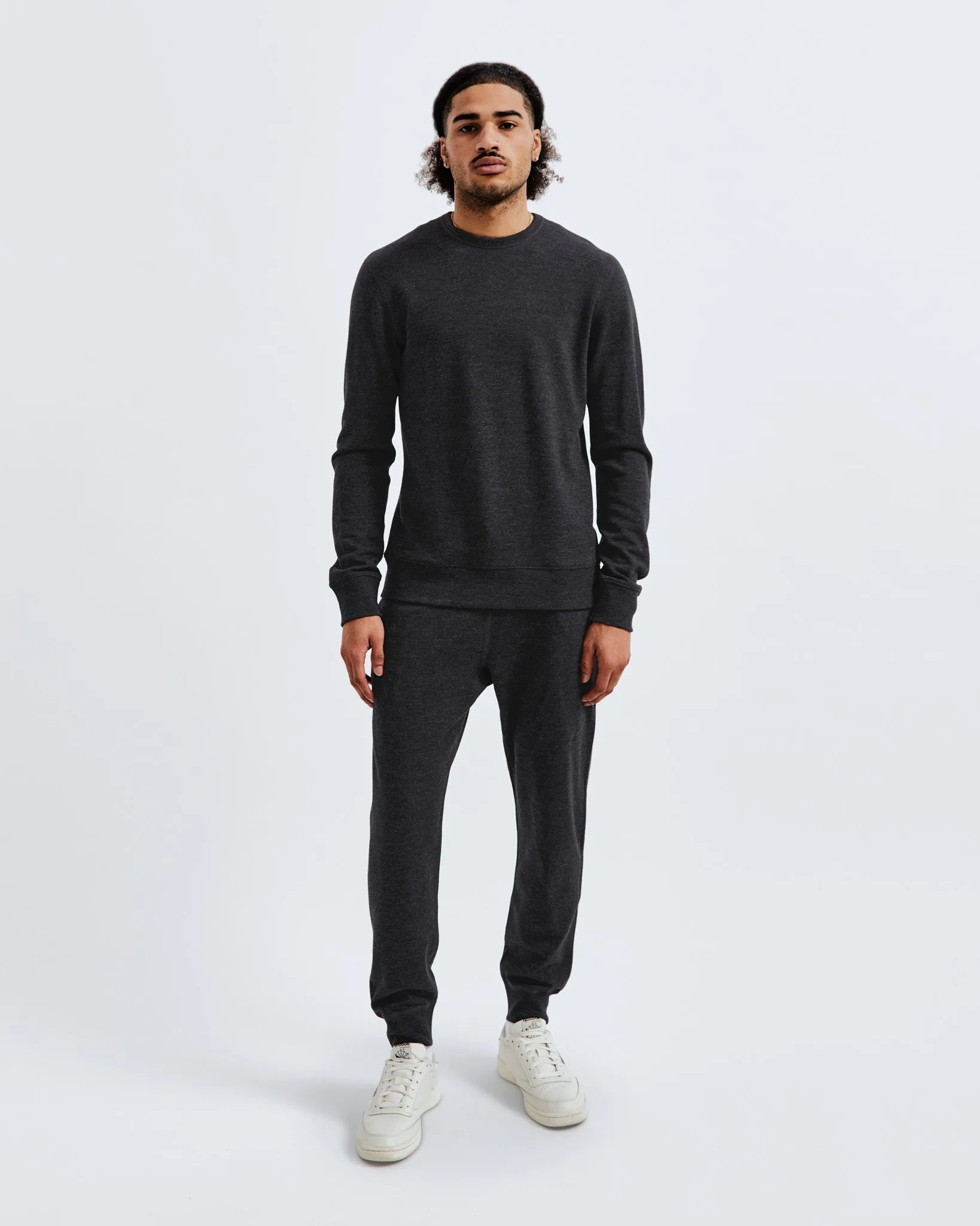 Merino Terry Crewneck