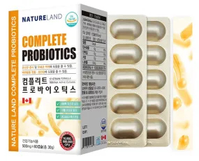 NATURELAND Complete Probiotics Lactobacillus Health Supplement Capsule