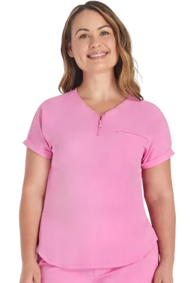 NEW! Allura Reserve Women's Zip V-Neck Tuckable Scrub Top CKA702