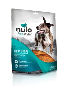 Nulo Freestyle Grain Free Salmon & Strawberries Recipe Jerky Dog Treats