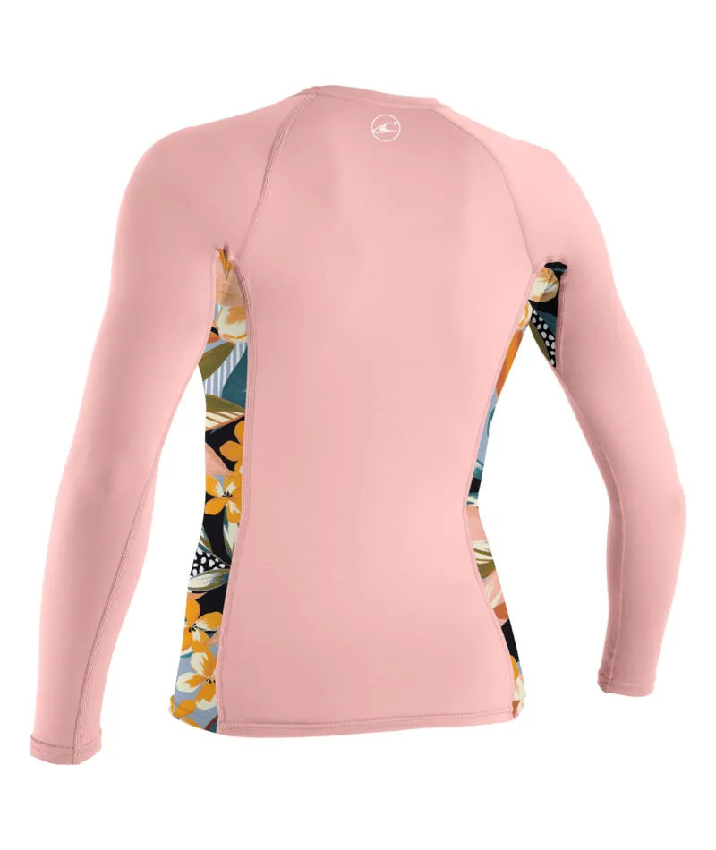 O'Neill Girls Premium Rash Vest Long Sleeved