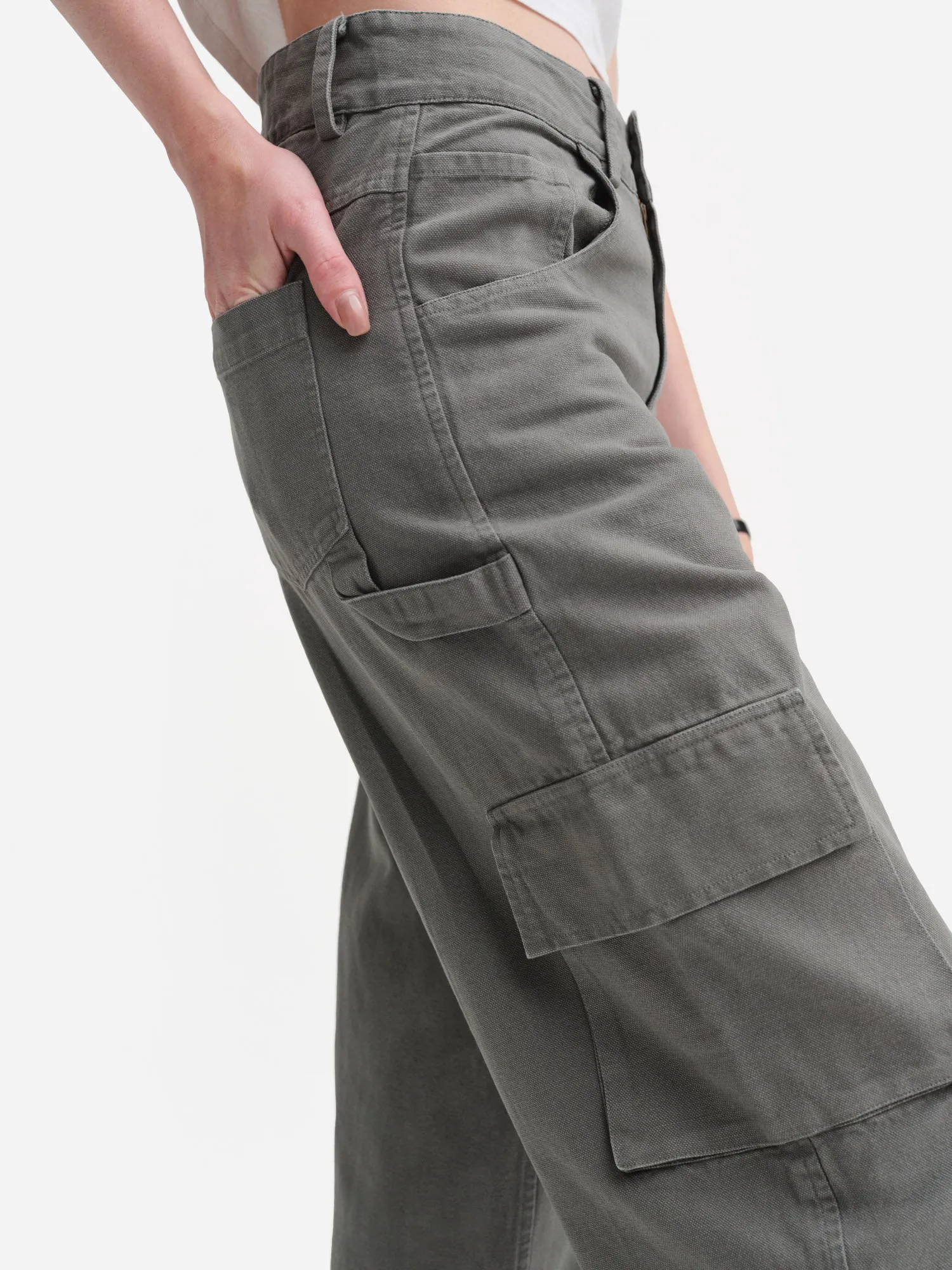 Organic Cotton Canvas Cargo Pant