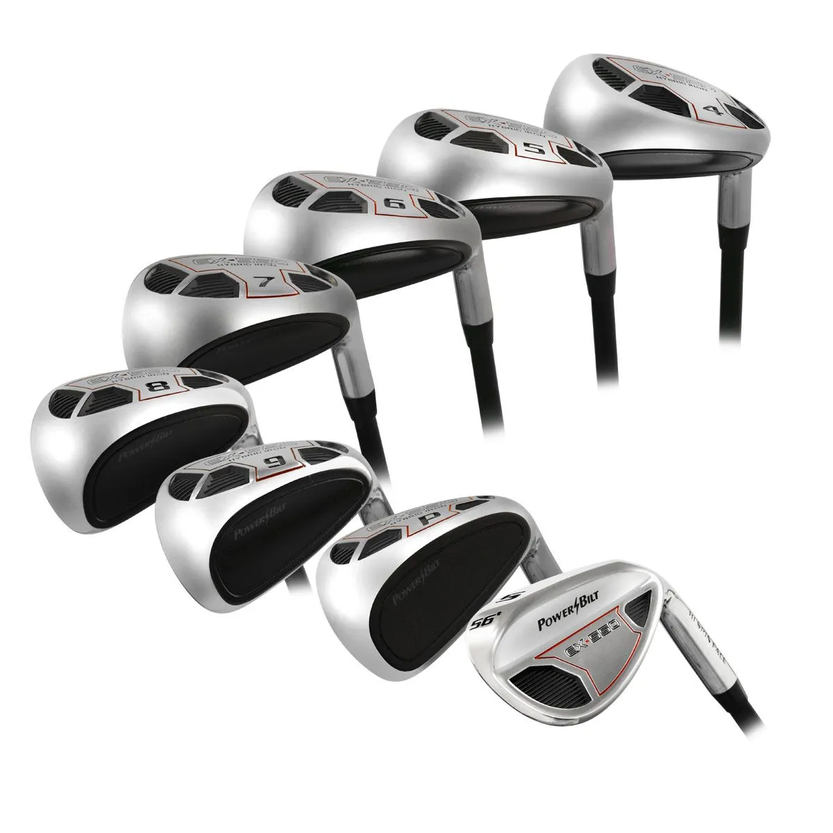 Powerbilt Golf EX-550 Hybrid Iron Set